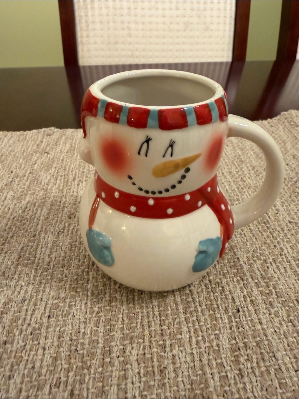 Threshold NEW Snowman Stoneware Mug
